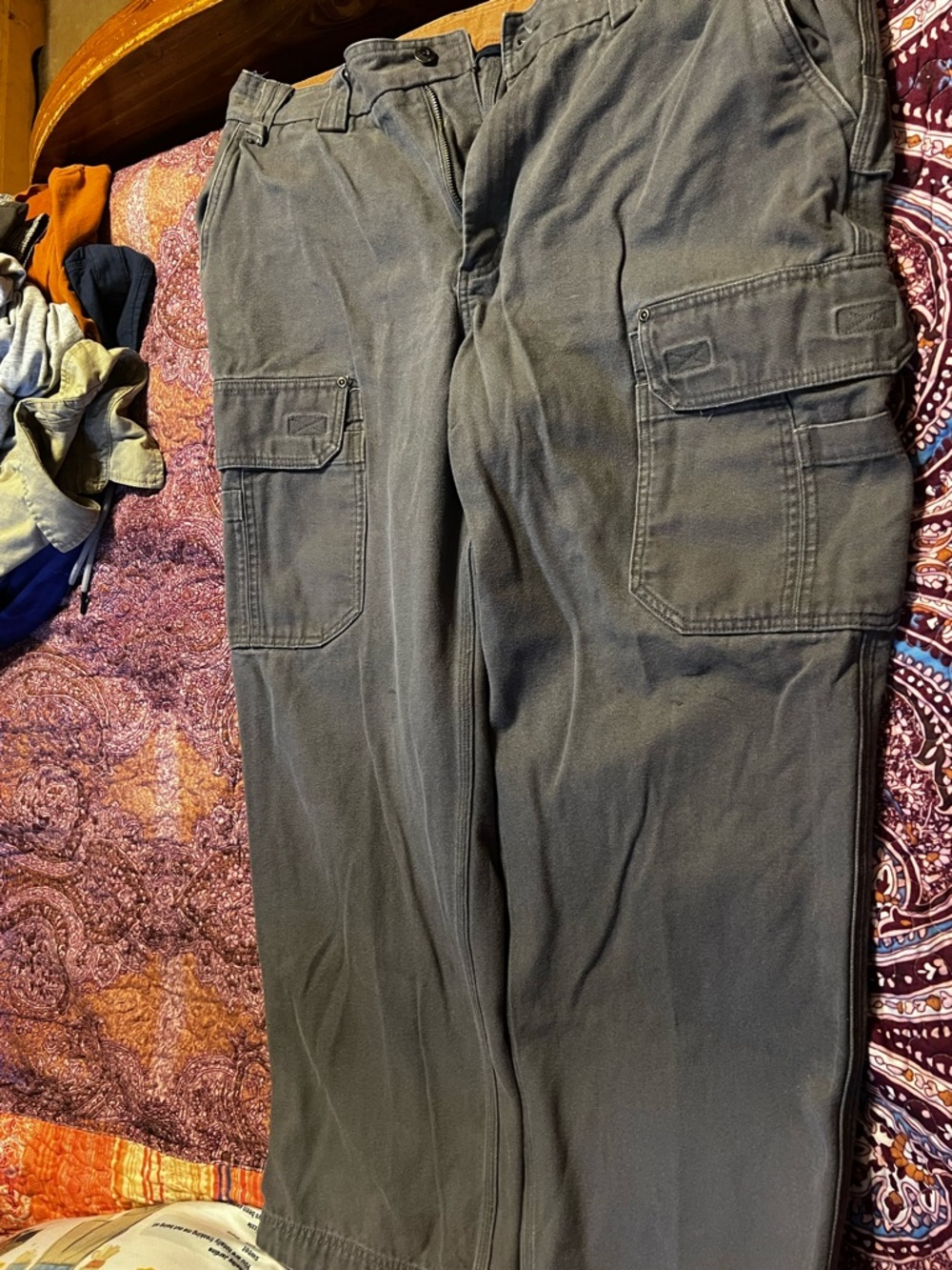 Men's Gray Cargo Pants - Durable Everyday Utility Duluth Trading